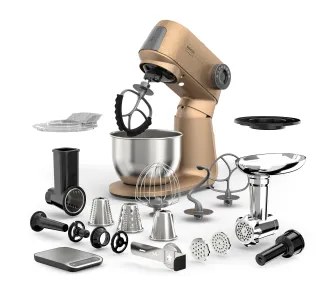 Robot planetarny Sencor STM 7630RS 1500W Maszynka do mielenia Przystawka do krojenia w kostkę