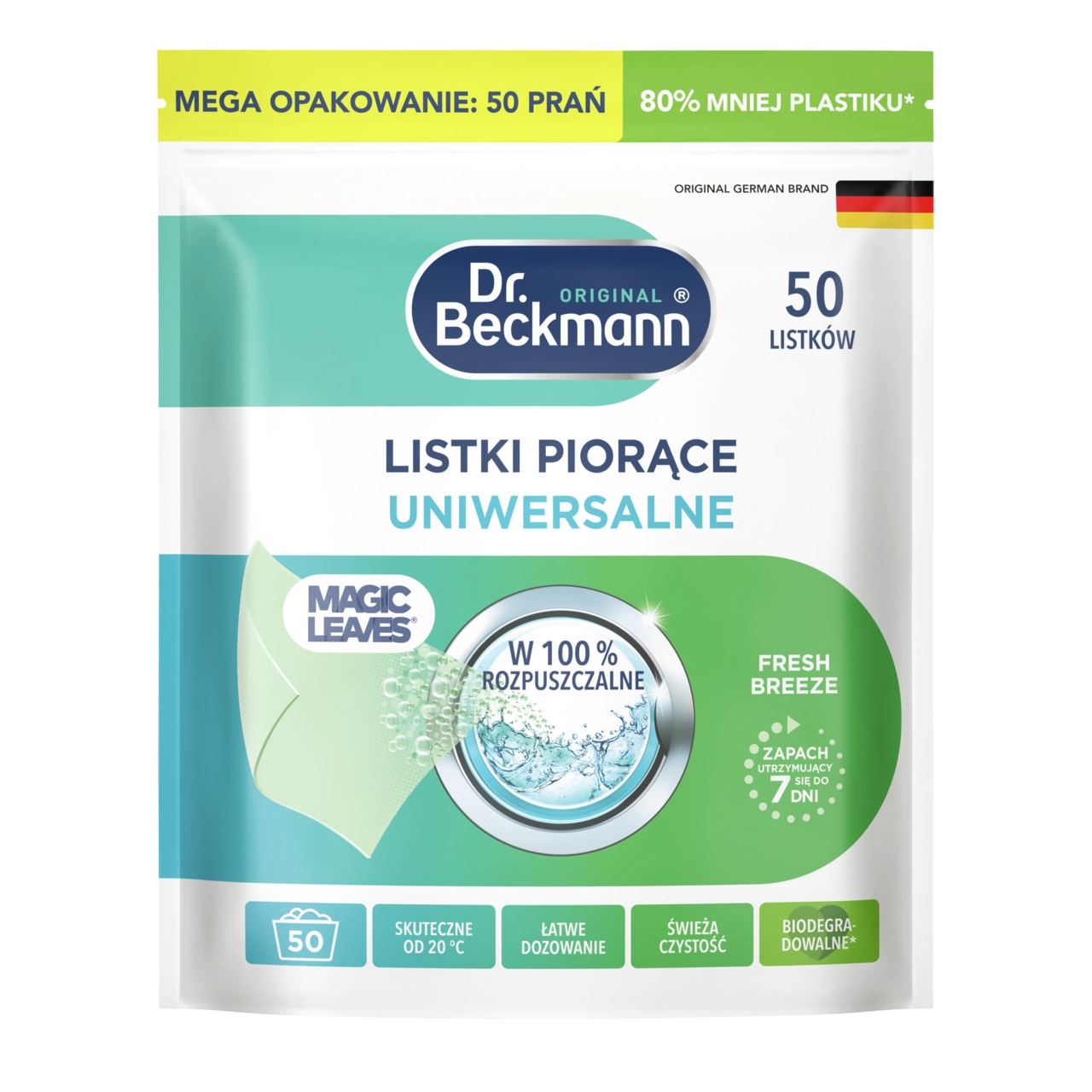 Listki piorące Dr. Beckmann Uniwersalne 50szt
