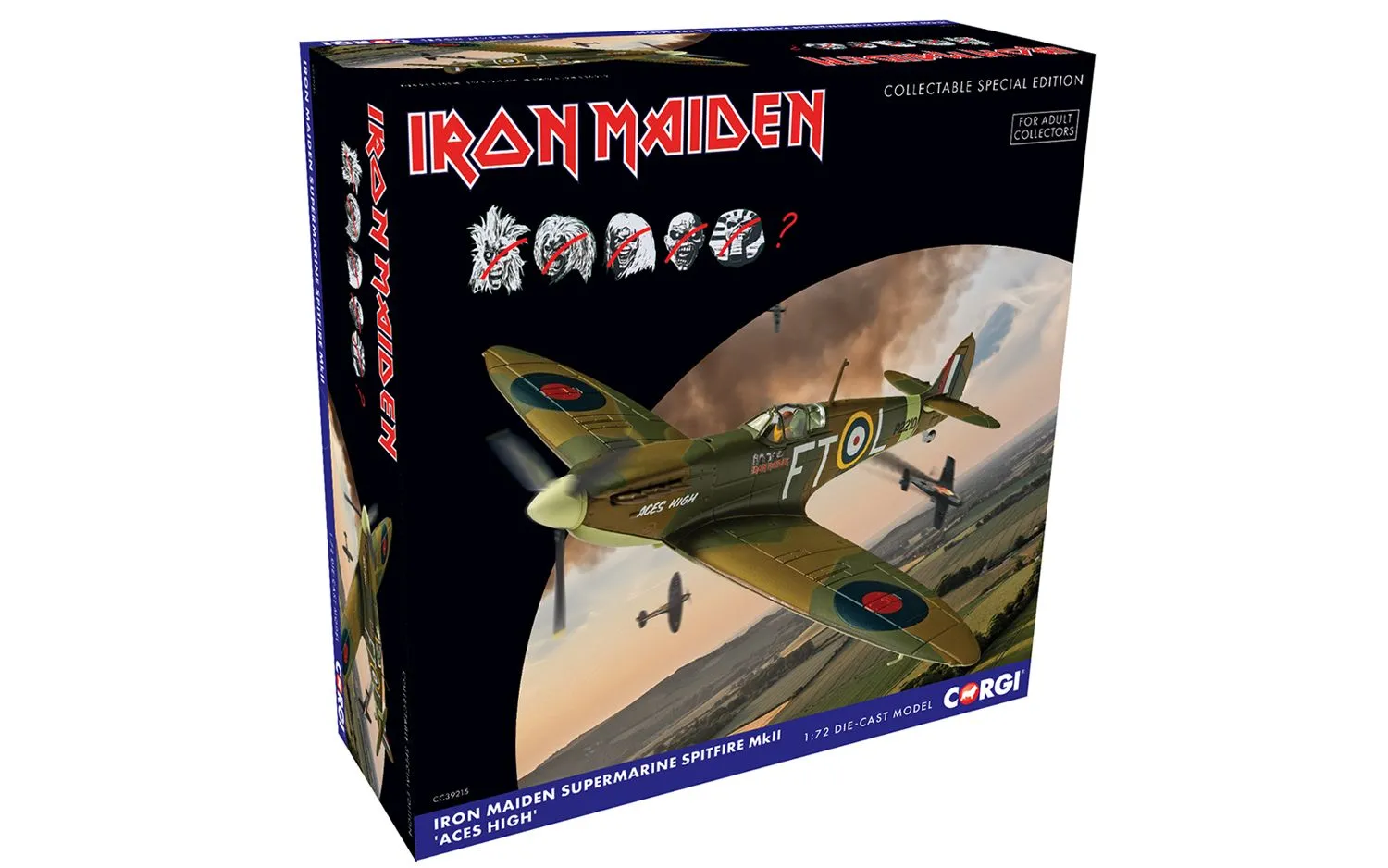 Model Corgi Samolot Iron Maiden Supermarine Spitfire Mk.II “Aces High”