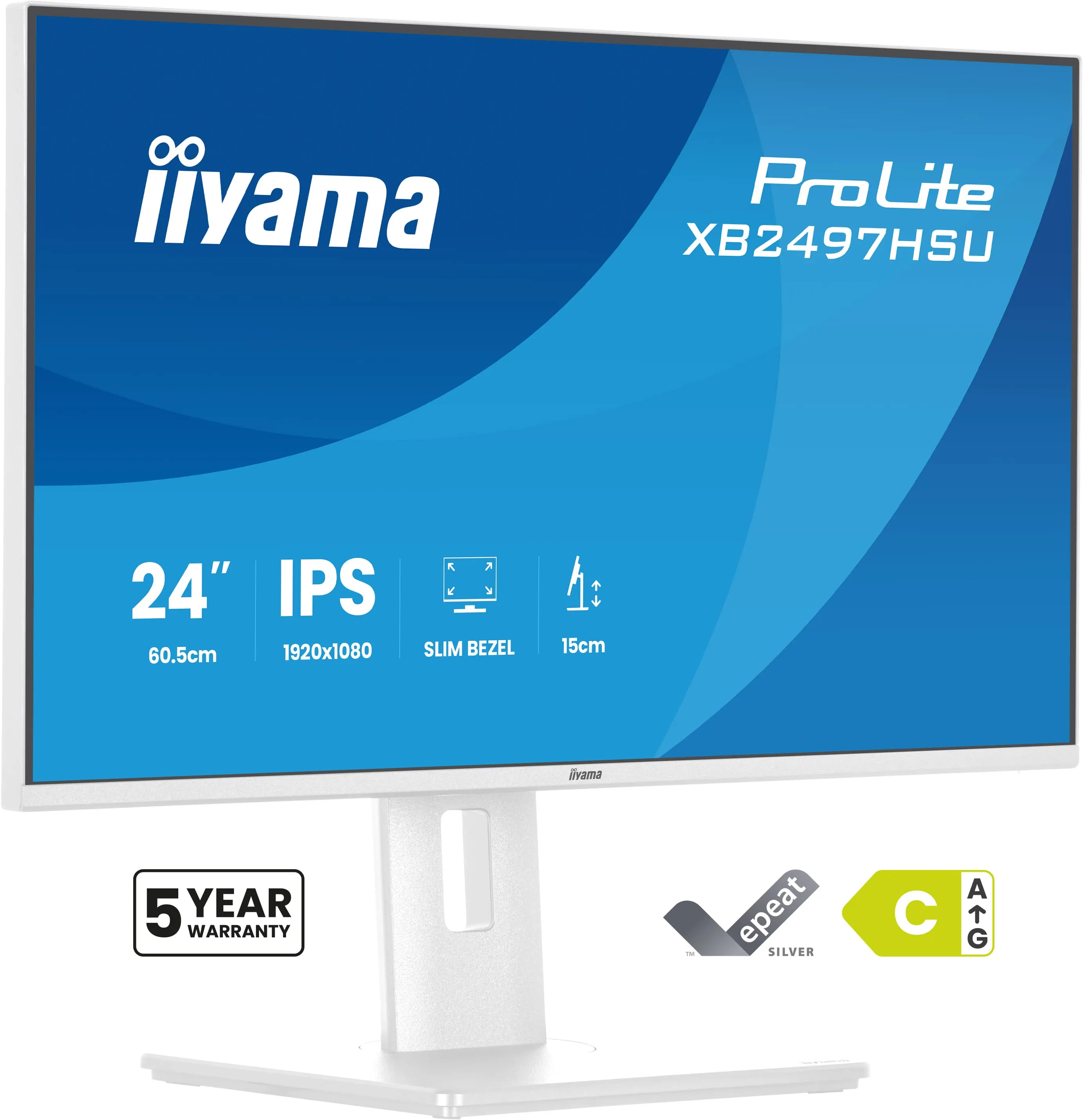 Monitor iiyama XB2497HSU-W1 24" Full HD IPS 120Hz 4ms