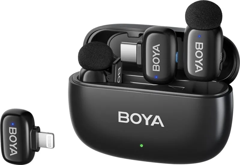 Mikrofon krawatowy Boya Mini-12 Lightning