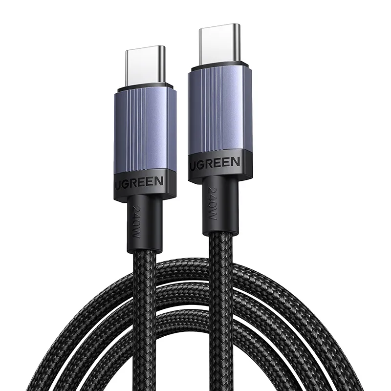 Kabel UGREEN L532 USB-C do USB-C 240W 1m Szary