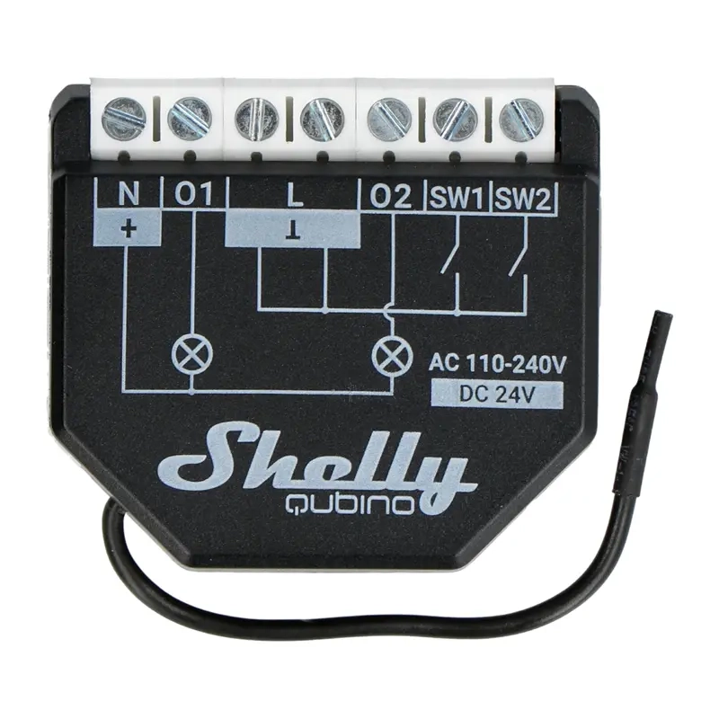 Sterownik Shelly Qubino Wave 2PM Z-Wave 2-kanałowy