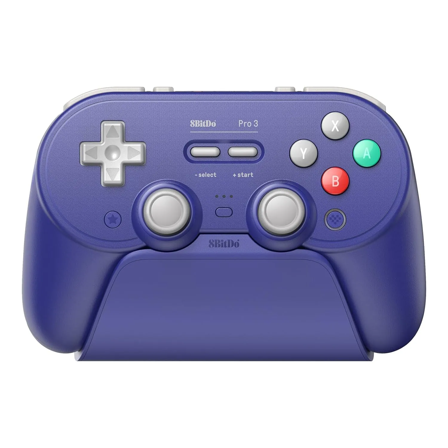 Pad 8BitDo Pro 3 Bluetooth Controller do PC, Nintendo Switch / Switch 2, Android iOS, Bezprzewodowy Purpurowy