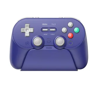 Pad 8BitDo Pro 3 Bluetooth Controller do PC, Nintendo Switch / Switch 2, Android iOS, Bezprzewodowy Purpurowy