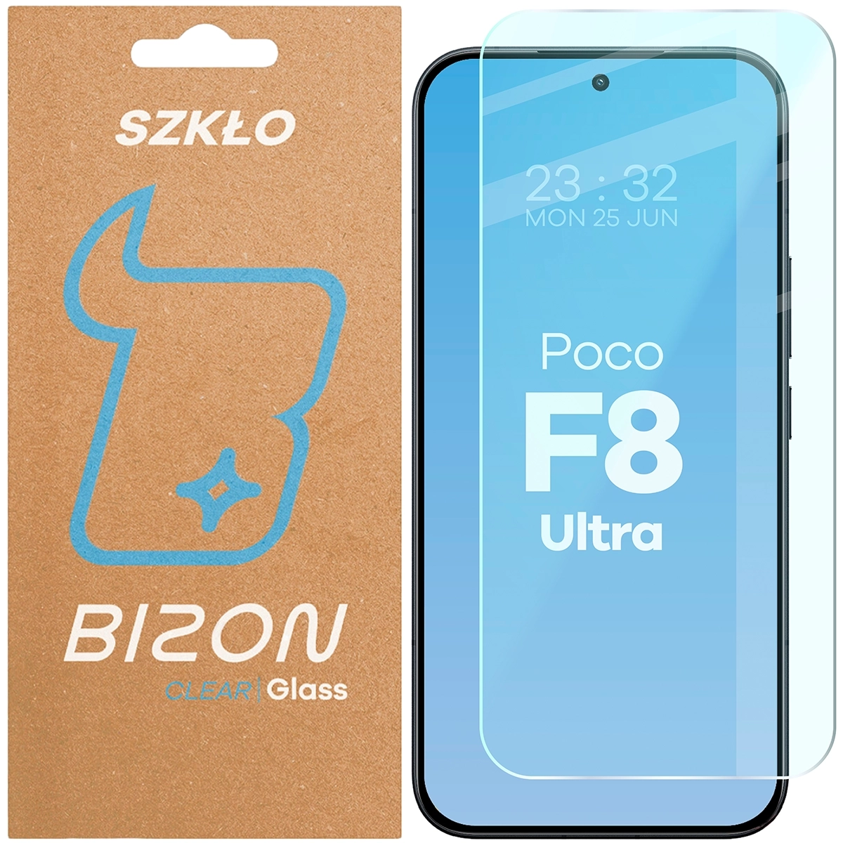 Szkło hartowane Bizon na ekran Glass Clear 2 do Xiaomi POCO F8 Ultra