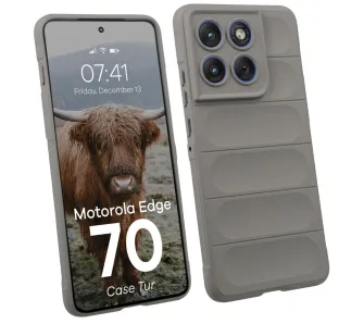 Etui Bizon Tur do Motorola Edge 70 Jasnoszary