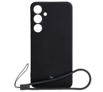 Etui Bizon Silicone Sq do Galaxy S24 Plus Czarny