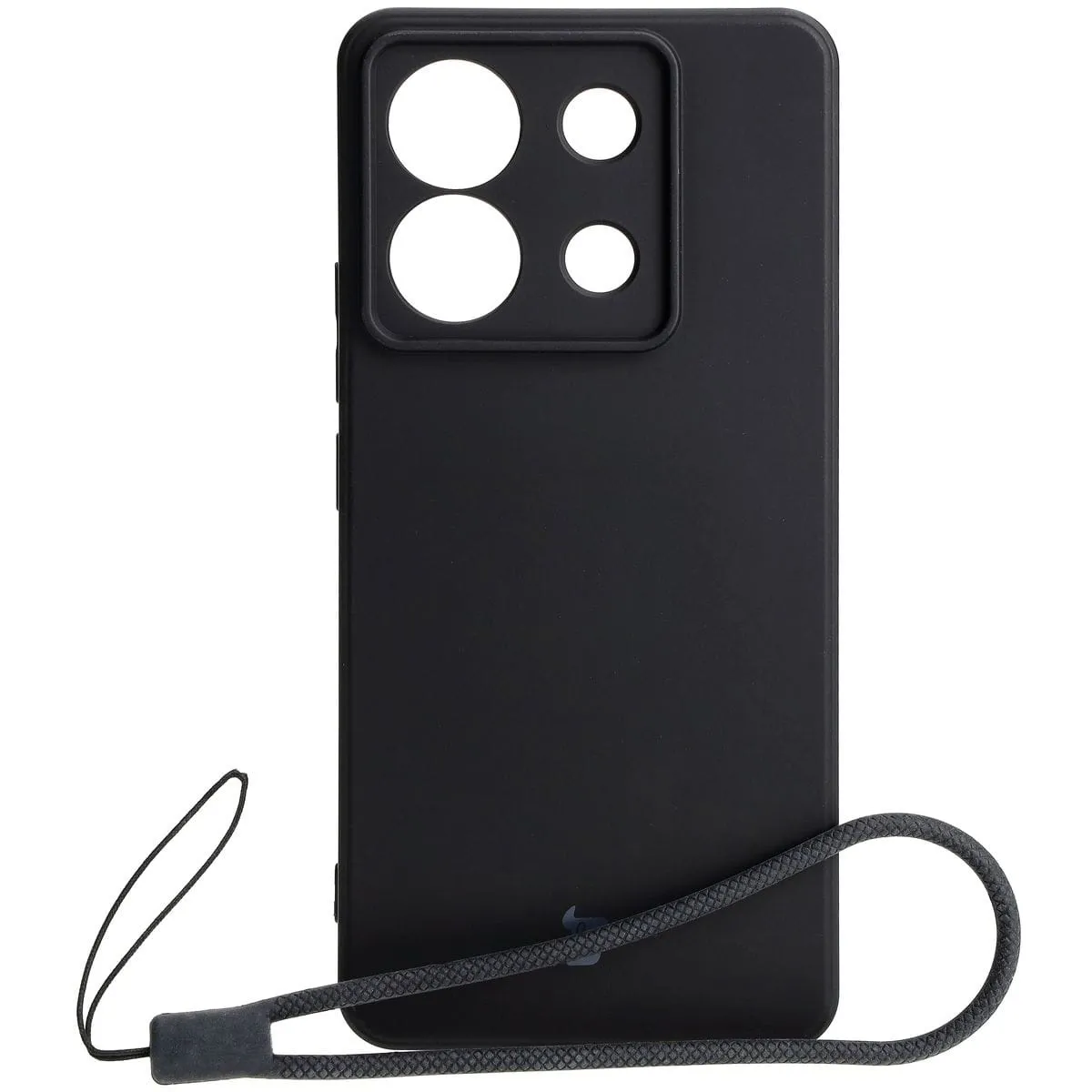 Etui Bizon Silicone Sq do Xiaomi Poco M6 Pro 4G / Redmi Note 13 Pro 4G Czarny