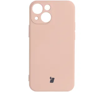 Etui Bizon Silicone do iPhone 13 Mini Jasnoróżowy