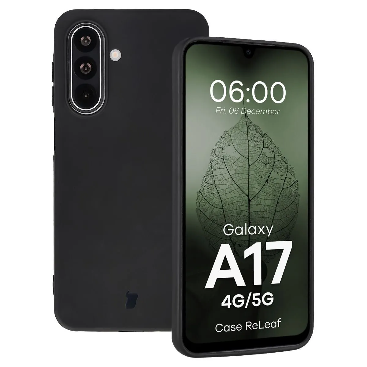 Etui Bizon ReLeaf do Galaxy A17 5G Czarny