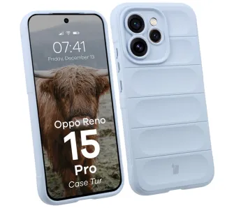 Etui Bizon Tur do Oppo Reno 15 Pro Jasnoniebieski