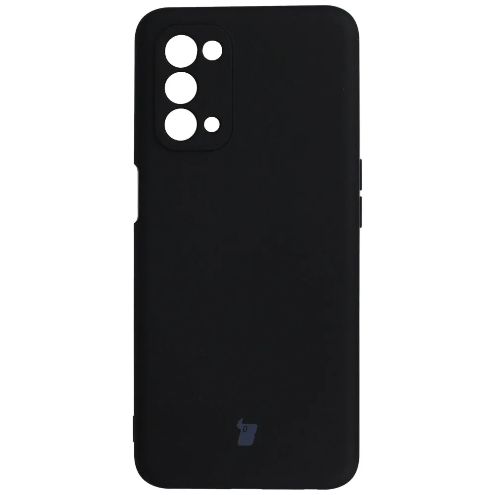 Etui Bizon Silicone do Oppo A74 5G / A54 5G Czarny