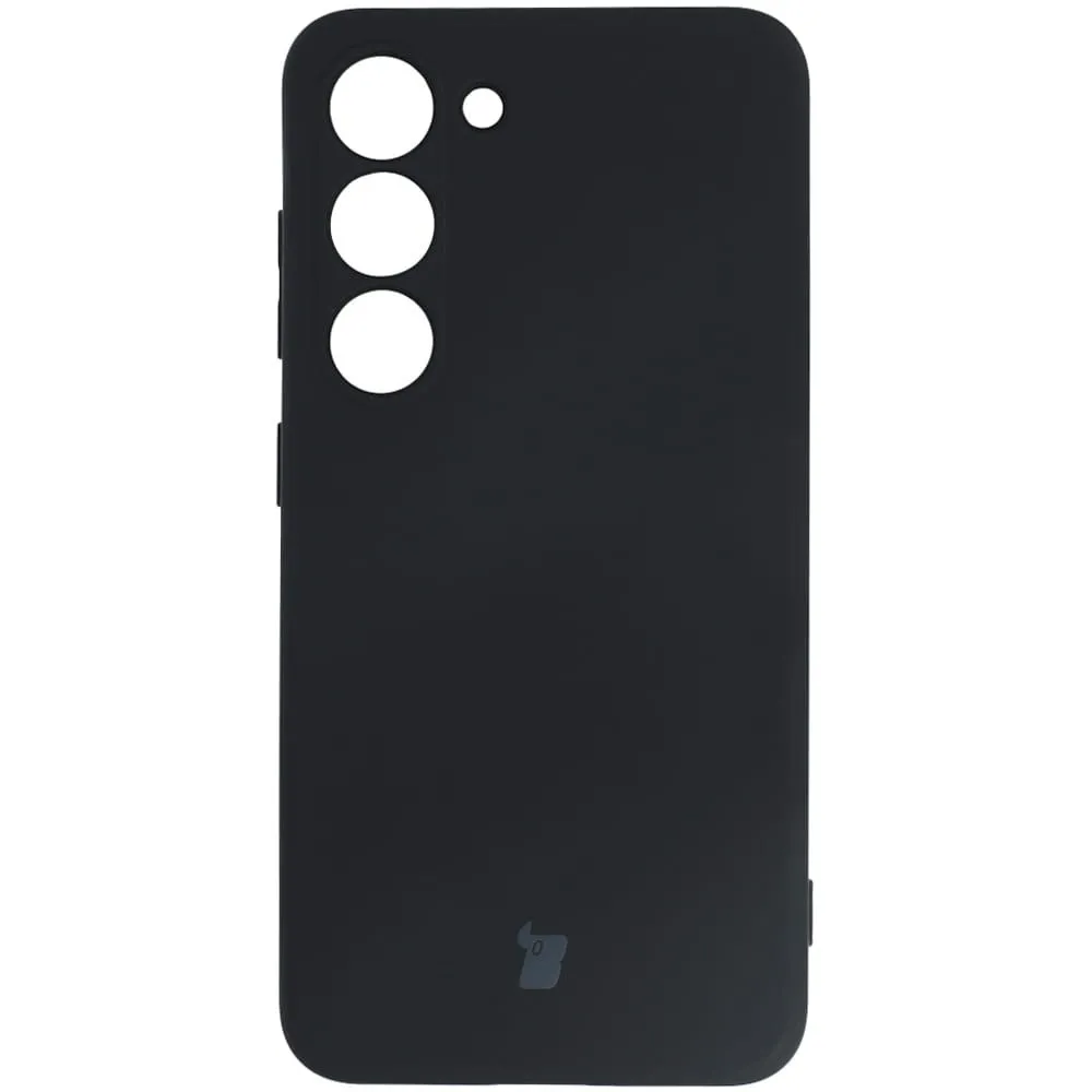 Etui Bizon Silicone Sq do Galaxy S23 Czarny