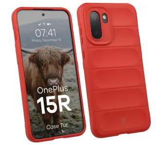 Etui Bizon Tur do OnePlus 15R Czerwony
