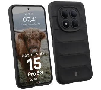 Etui Bizon Tur do Xiaomi Redmi Note 15 Pro 5G Czarny