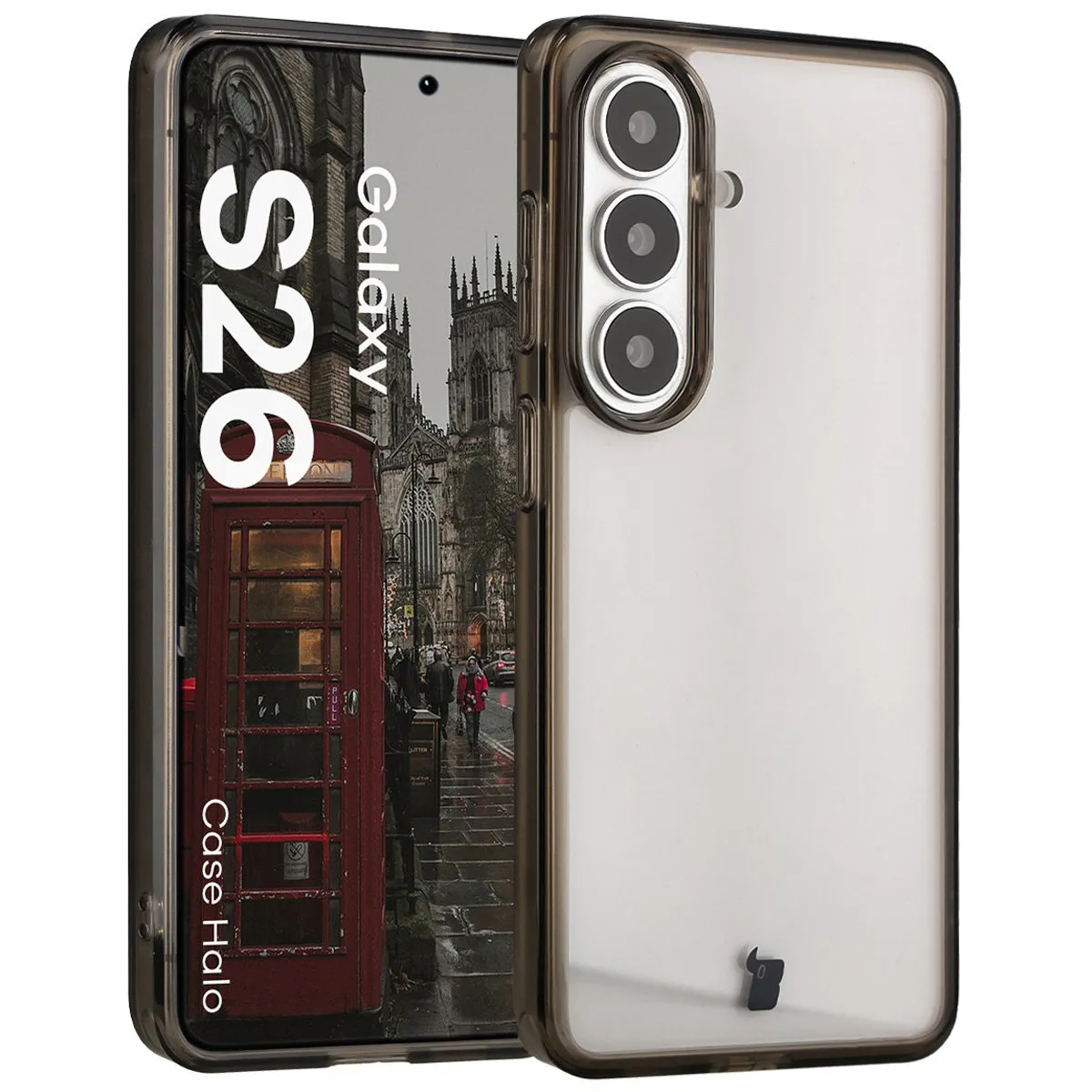 Etui Bizon Case Halo do Galaxy S26 Czarny