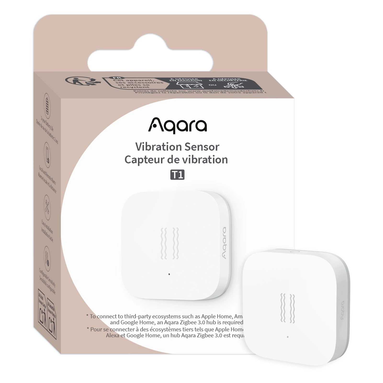 Czujnik wibracyjny Aqara Vibration Sensor T1 Biały
