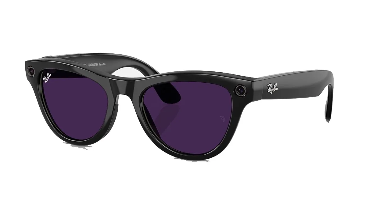 Okulary AR Ray-Ban RW4010 Meta Skyler Shiny Black