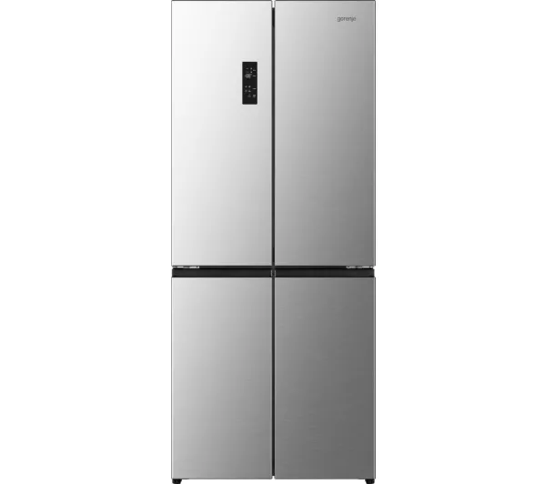Lodówki - Gorenje NRM819E61X No Frost 190cm Komora świeżości Srebrny