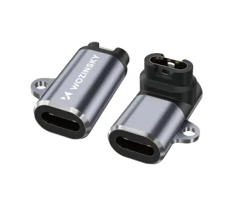 Adapter Wozinsky WAYGS1 USB-C do złącza Garmin Szary