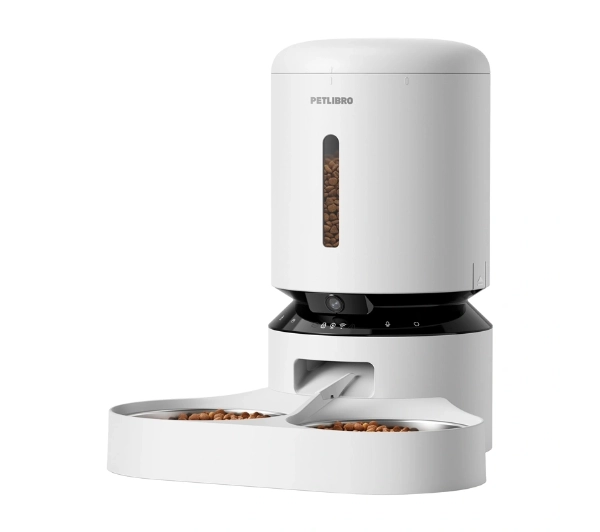 Petlibro z kamerą Granary 5l podwójna miska Biały