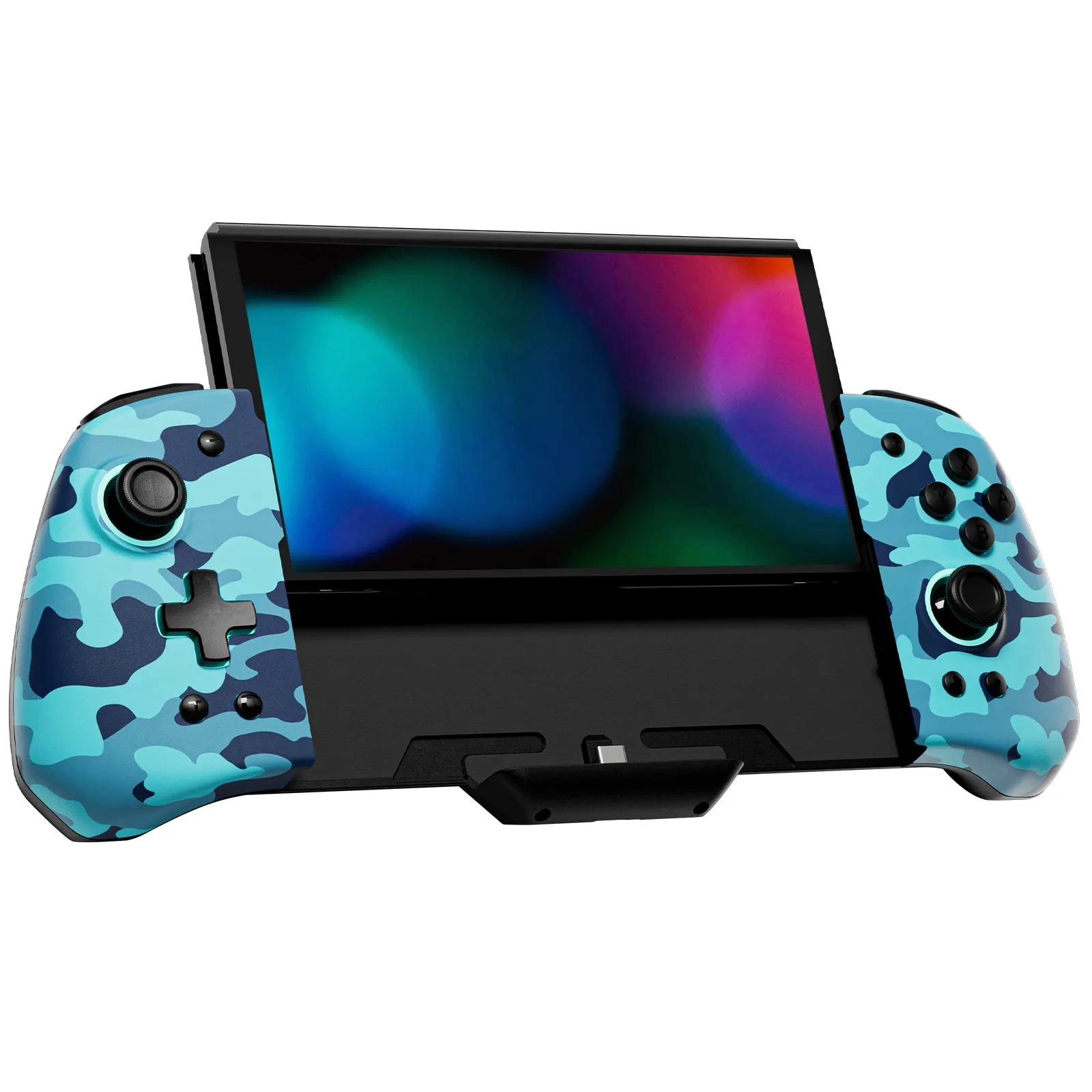 Kontroler FUNLAB Luminpad Gripcon Switch Blue Camo do Nintendo Switch
