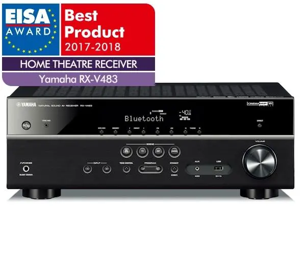 YAMAHA RX-V483 AVレシーバー Bluetooth Wi-Fi（Yamaha RX-V483 Review 