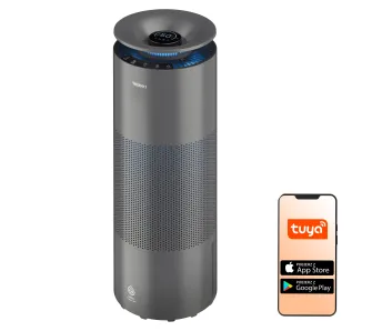 Nawilżacz ewaporacyjny Webber Taupe EH9004 Higrostat 8l 105m2