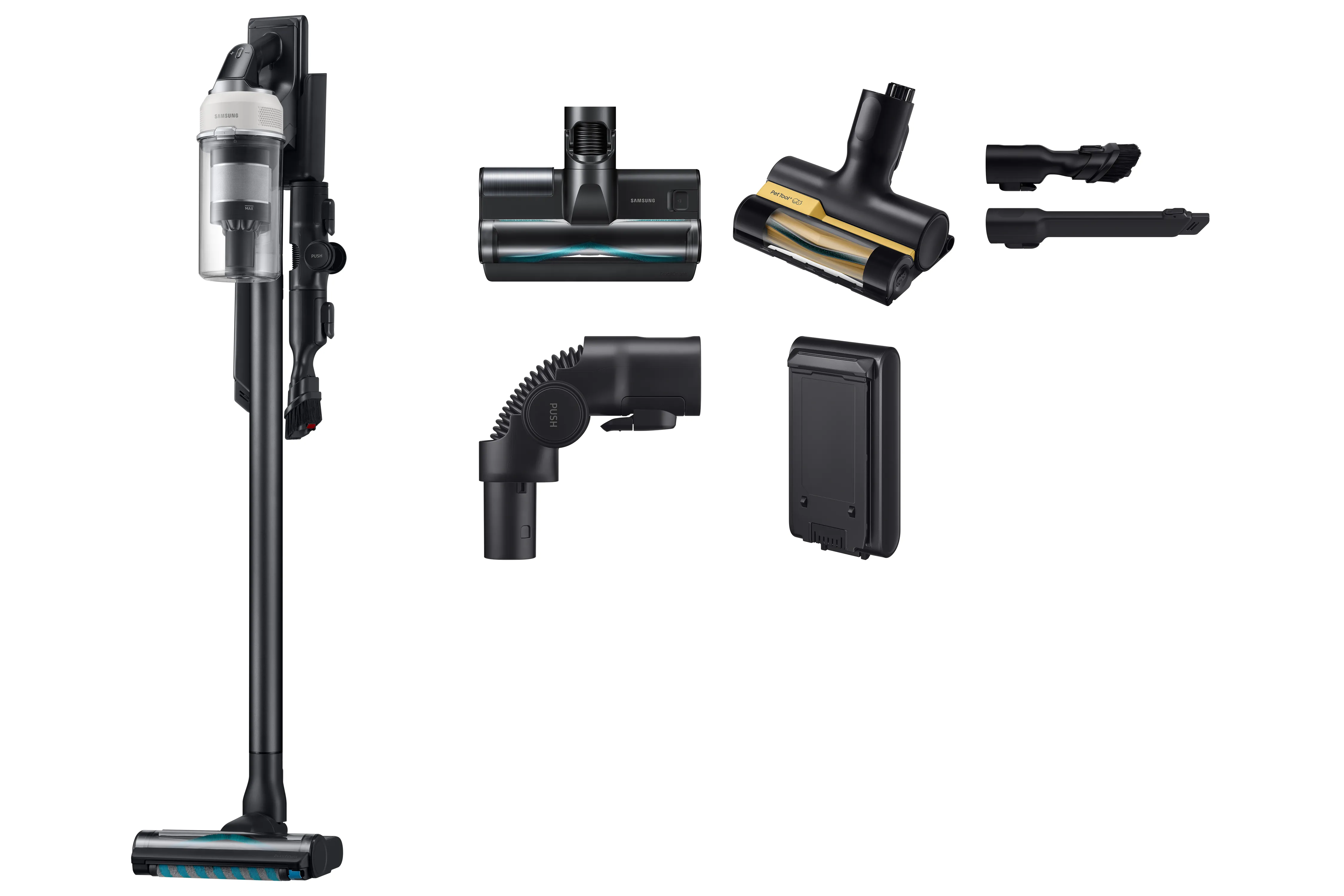 Odkurzacz pionowy Samsung Jet 85S pet VS70H25WLG/GE 60min Wymienny akumulator Mini elektroszczotka