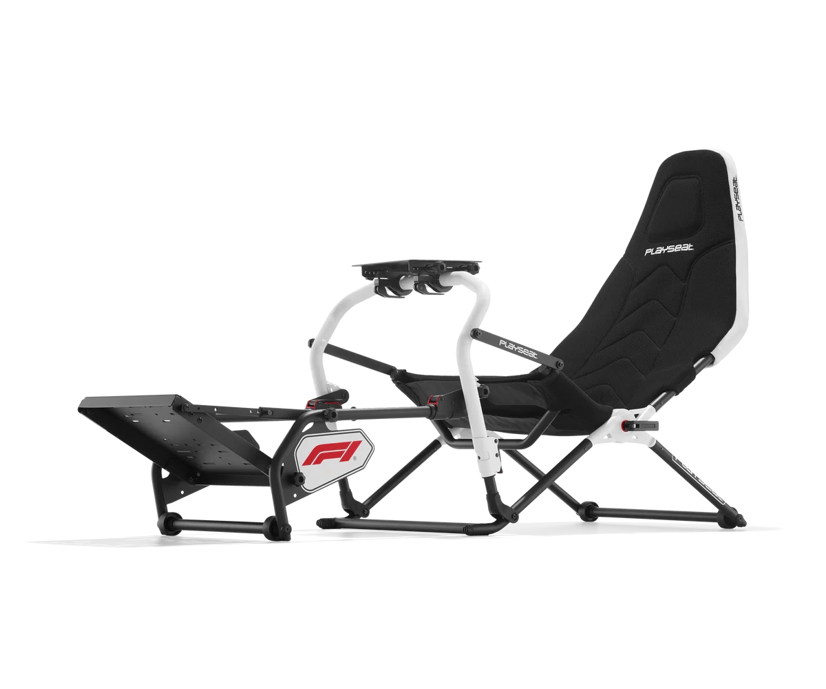 Fotel Playseat® Challenge DD F1 Edition FO.00336 Wyścigowy do 163kg Tkanina Czarno-biały