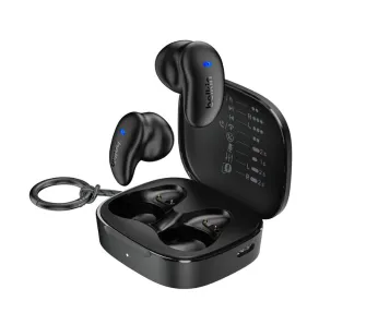 Słuchawki bezprzewodowe Belkin SoundForm Anywhere Douszne Bluetooth 5.4 Czarny