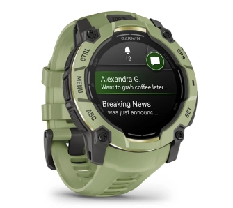 Smartwatch Garmin Instinct 3 AMOLED 50mm GPS Zielony