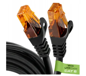 Kabel sieciowy Vayox VA0251-1,5 Ethernet Cat.6 1,5m Czarny