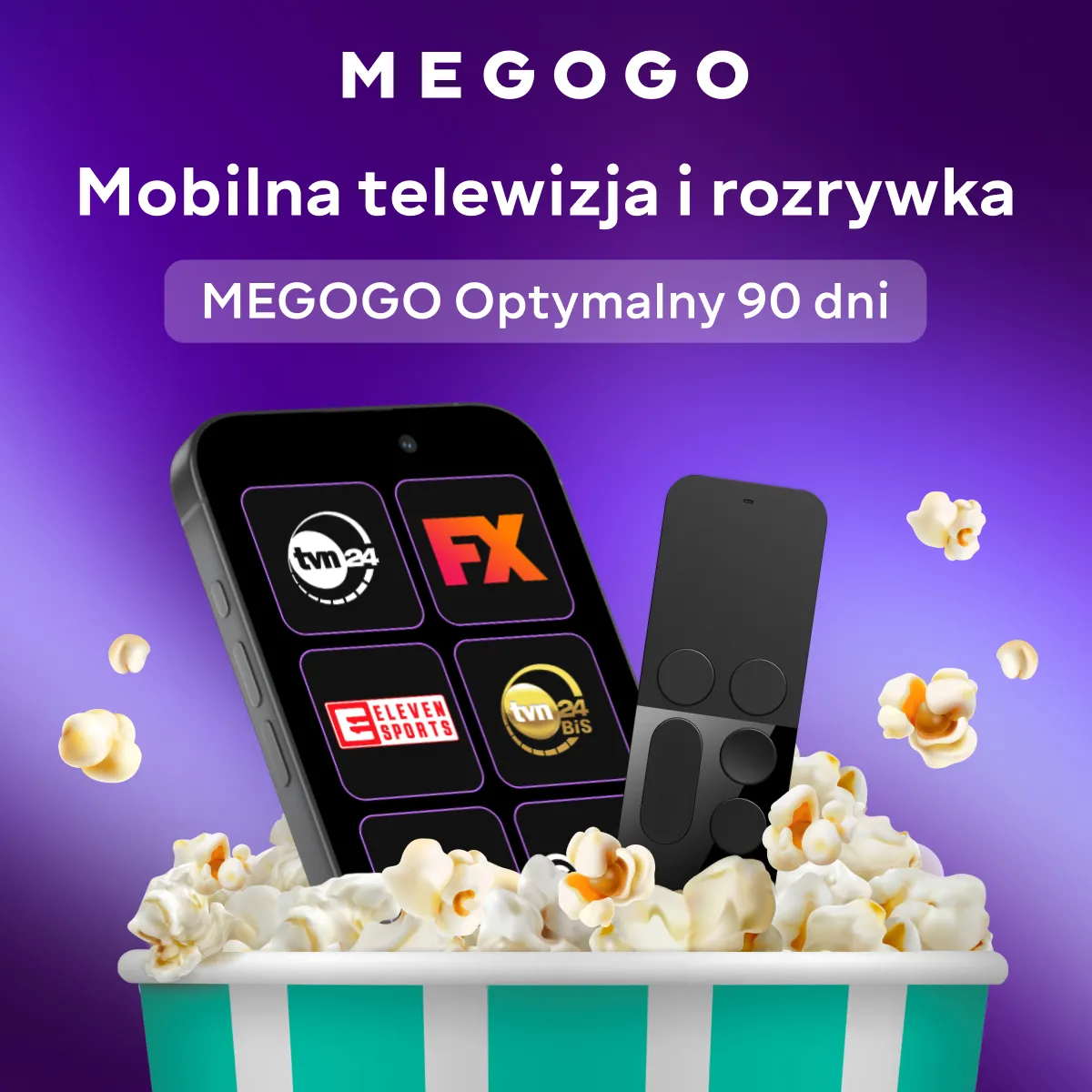 MEGOGO Pakiet Optymalny 3m-ce [Bon Agencyjny]