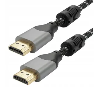 Kabel HDMI Vayox VA0183-1,8 HDMI 2.0 + filtr 1,8m Szary