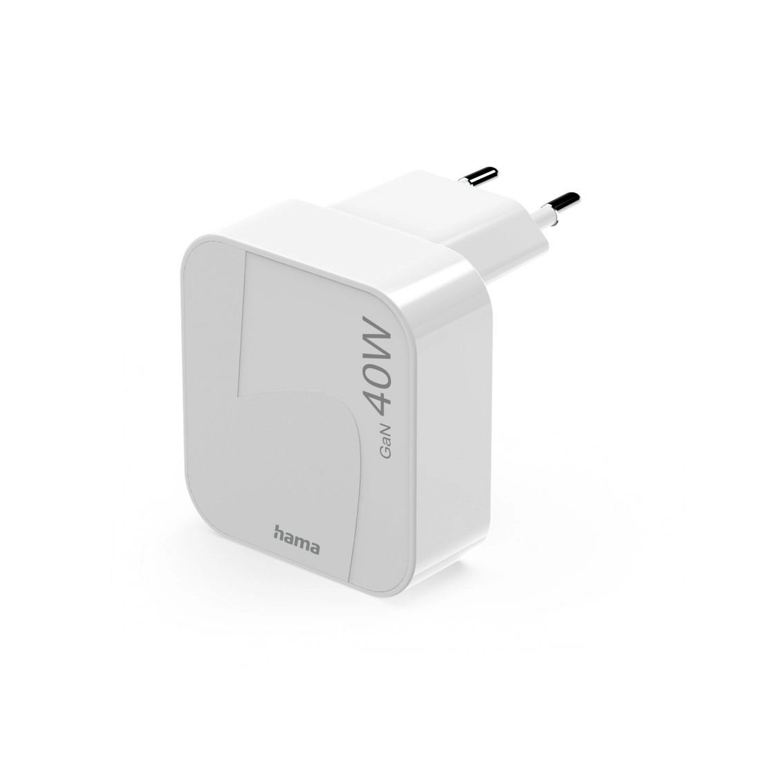 Ładowarka sieciowa Hama 201955 GaN 2x USB-C 40W Składana Biały