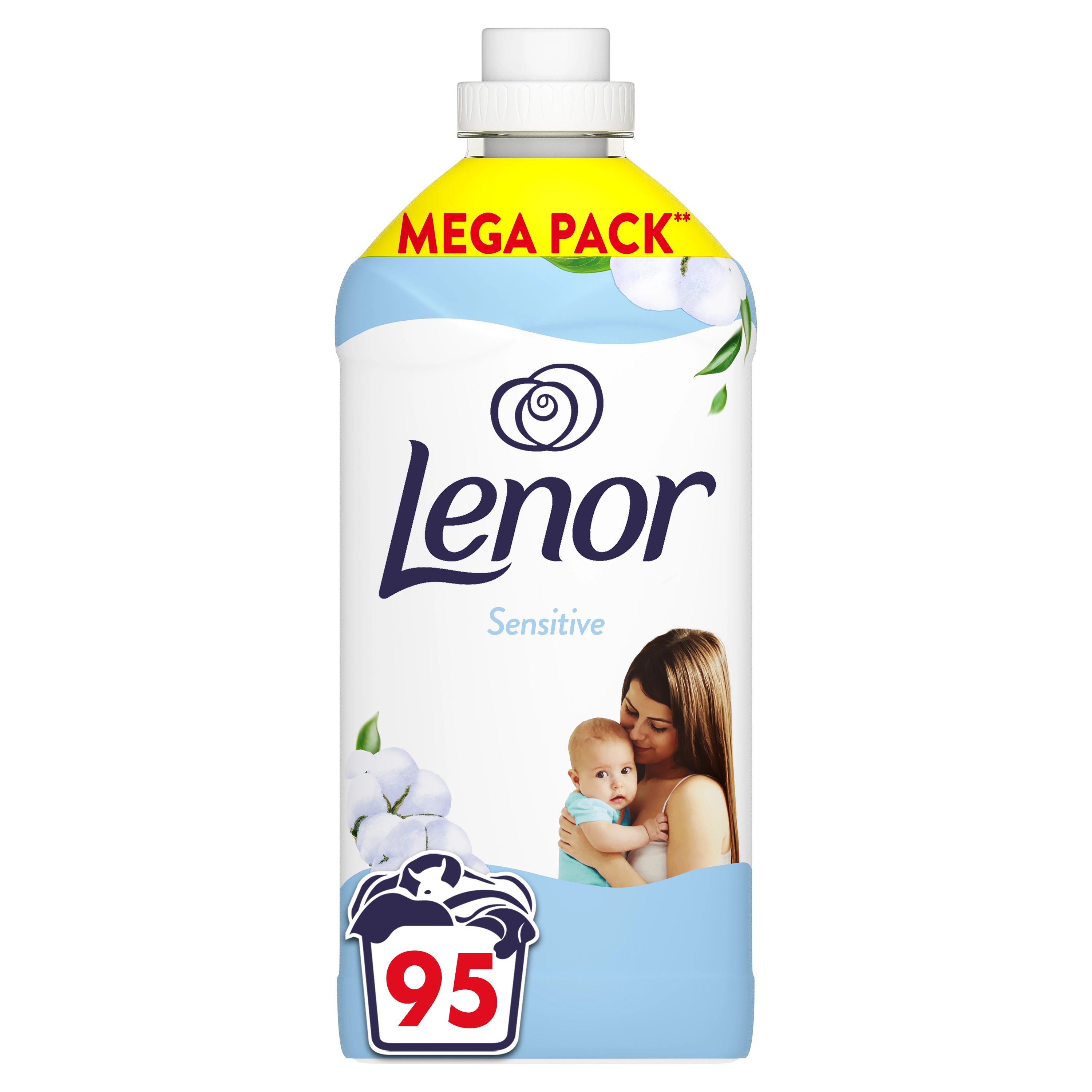 Płyn do płukania Lenor Sensitive 95 prań 1.9l