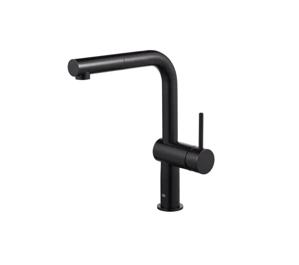 Baterie kuchenne - KFA Armatura Duero Edge 6623-510-81 Czarny mat Stal Szlachetna