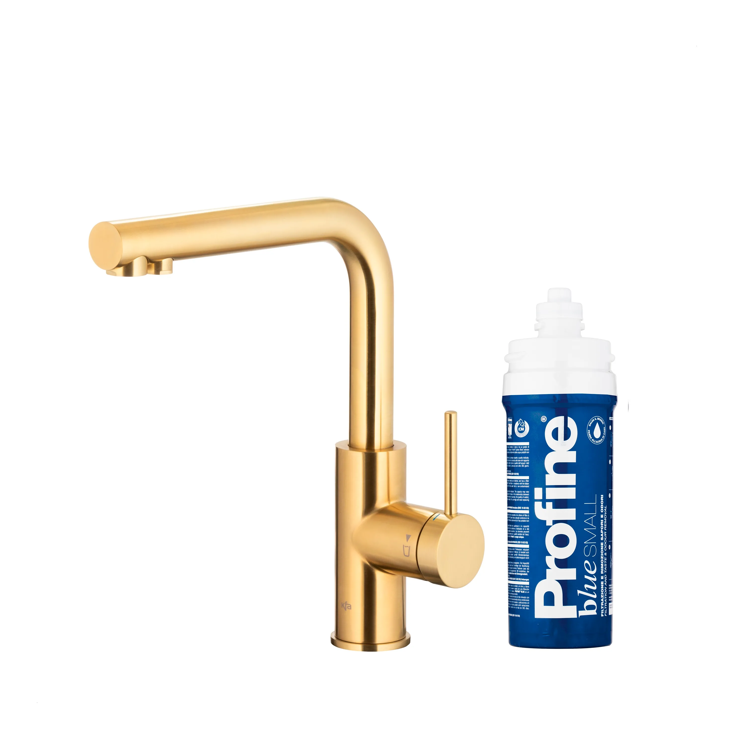 Bateria KFA Armatura Duero Pure Basic 6623-913-39 Jasne złoto Stal szlachetna