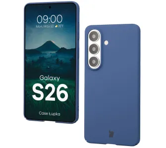 Etui Bizon Case Łupka do Galaxy S26 Niebieski