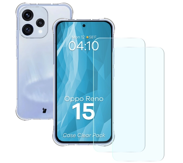 Bizon Case Clear Pack do Oppo Reno 15 Przezroczysty