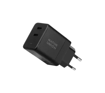 Ładowarka sieciowa Native Union FAST-PD35-BLK-EU GaN 2x USB-C 35W Czarny