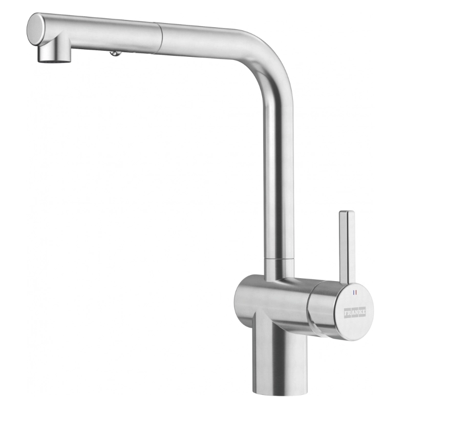 Bateria Franke Atlas Neo pull-out slim spray Stal szlachetna