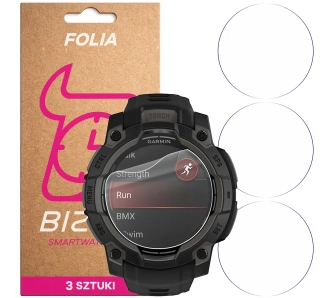 Folia hydrożelowa Bizon Watch Film HydroFlex do Garmin Instinct 3 45 mm AMOLED