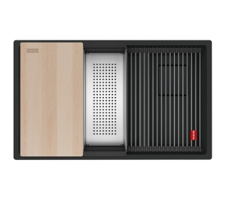 Zlewozmywak Franke Kanon KNG PRO 160-46-21 Granitowy Czarny mat