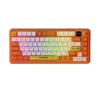 Klawiatura mechaniczna Ajazz AK820 MAX Plus Avocado Switch Pomarańczowy