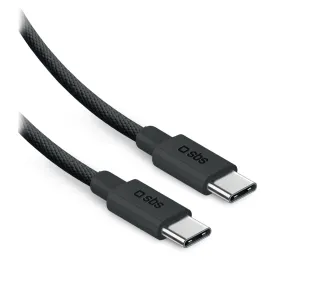 Kabel SBS 41162 USB-C do USB-C 240W 3m Czarny