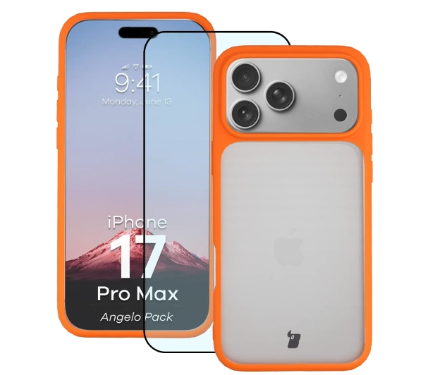 Bizon Angelo Pack do iPhone 17 Pro Max Granatowy