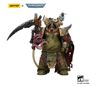 Figurka Joy Toy Warhammer 40k Death Guard Deathshroud Terminator 2 with Manreaper and Plaguespurter Gauntlet